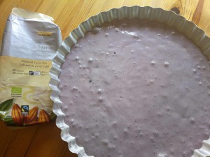 torttupohja enne uunin menoa
