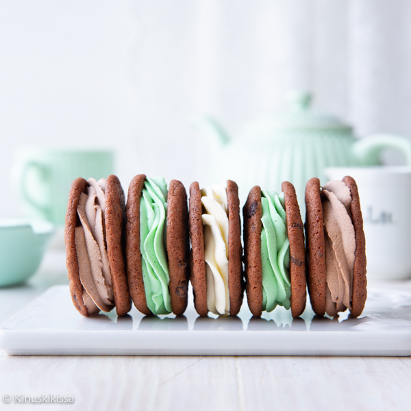 Sandwich-jäätelöleivokset