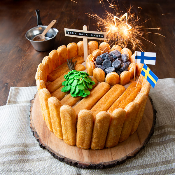 Saunakakku - bastutårta