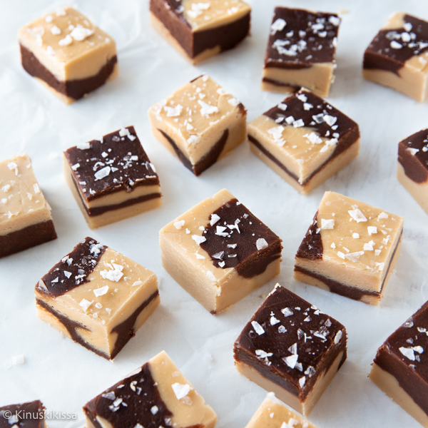 Kaksivärinen fudge